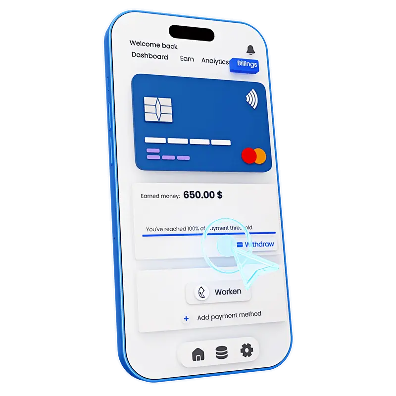 Collect profits Collect profits